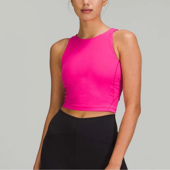 Aligh high neck - hot pink tank size 6 - Picture 2 of 3